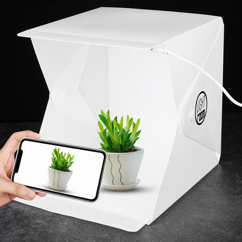 Photography Lighting And Backdrop - Boîte à lumière LED portable pliable