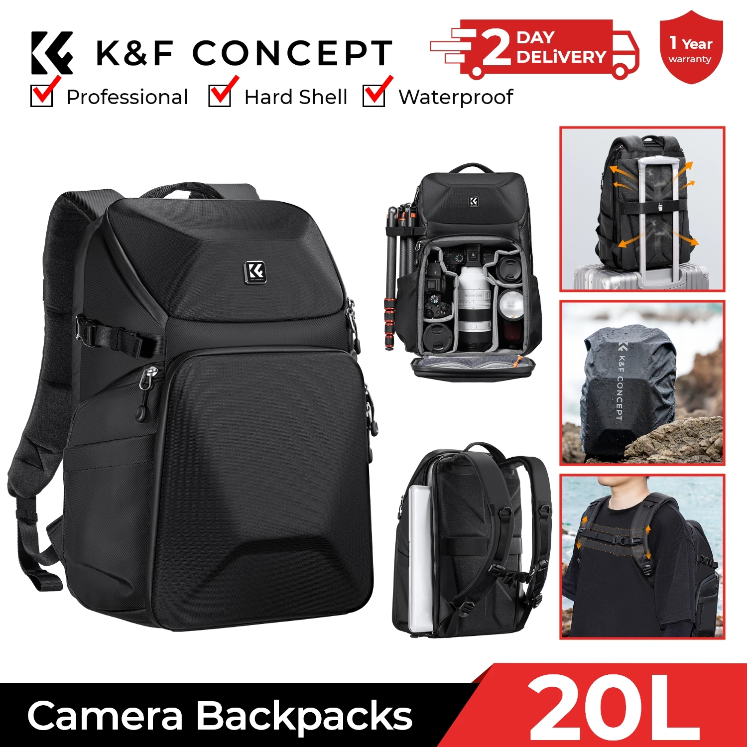 Photography Lighting Equipment Bags - Sac à dos pour appareil photo