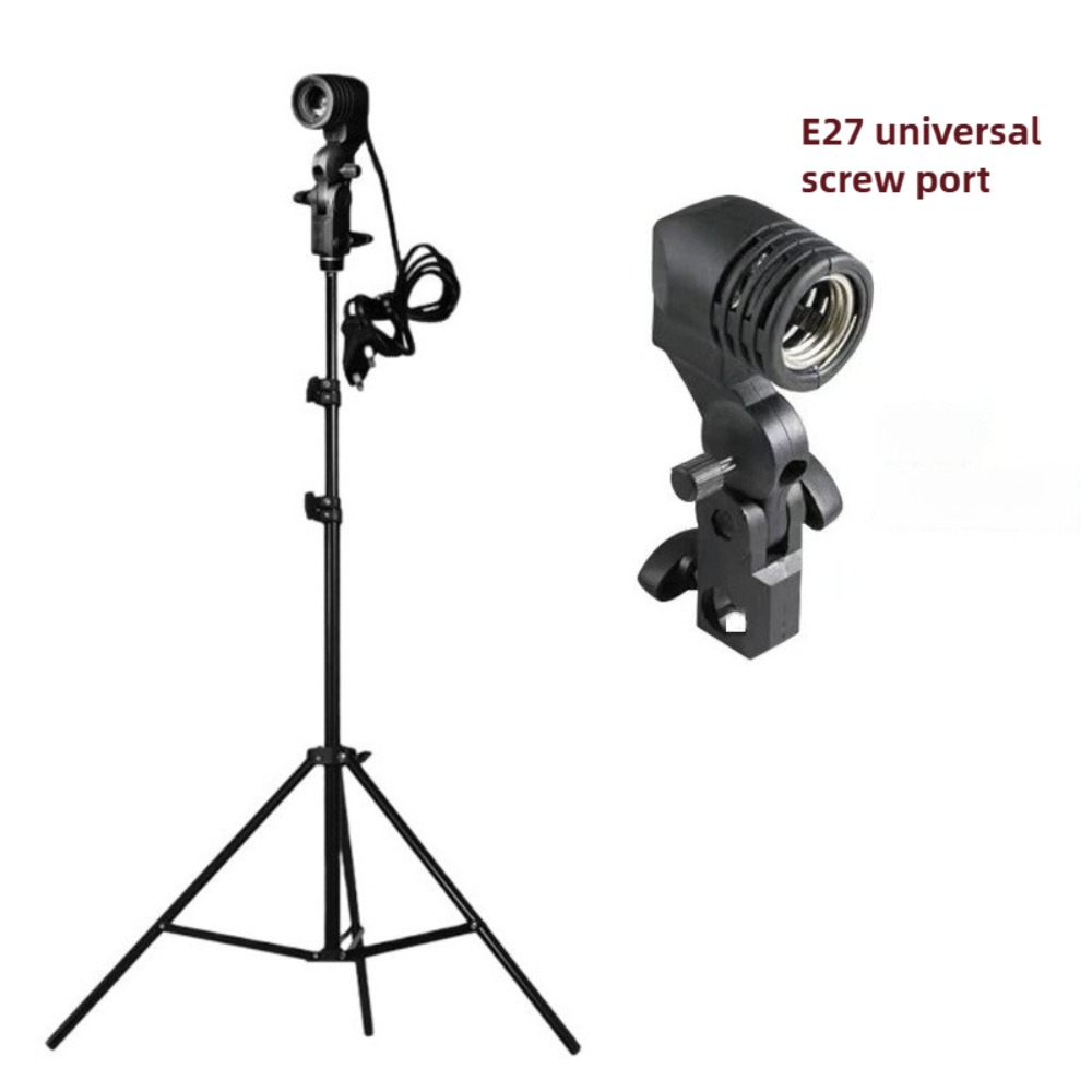 Photography Lighting Mount - Support d'ampoule 2M, douille AC E27