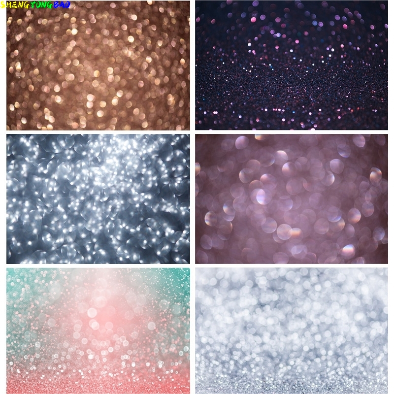 Photography Lighting And Backdrop - Vinyle Personnalisé Bokeh Photographie Décors Paillettes