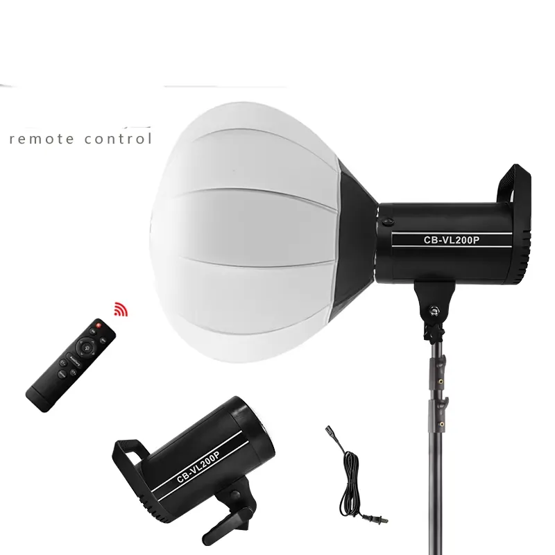 Learn Photography Lighting - Lampe vidéo portable 200W pour intérieur