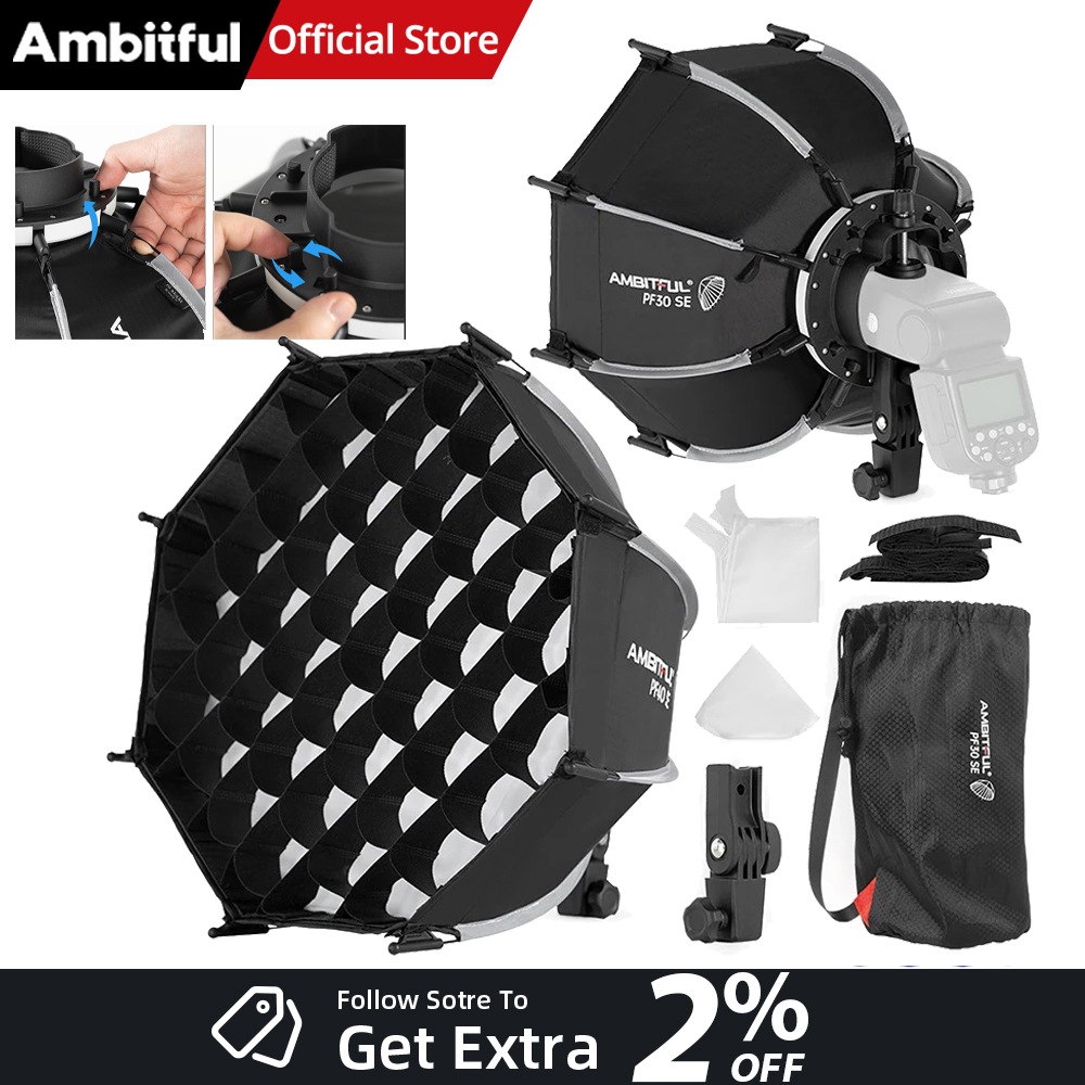 Photography Lighting Softbox - AMBITFUL PF30/PF40 Mini Boîte à Lumière