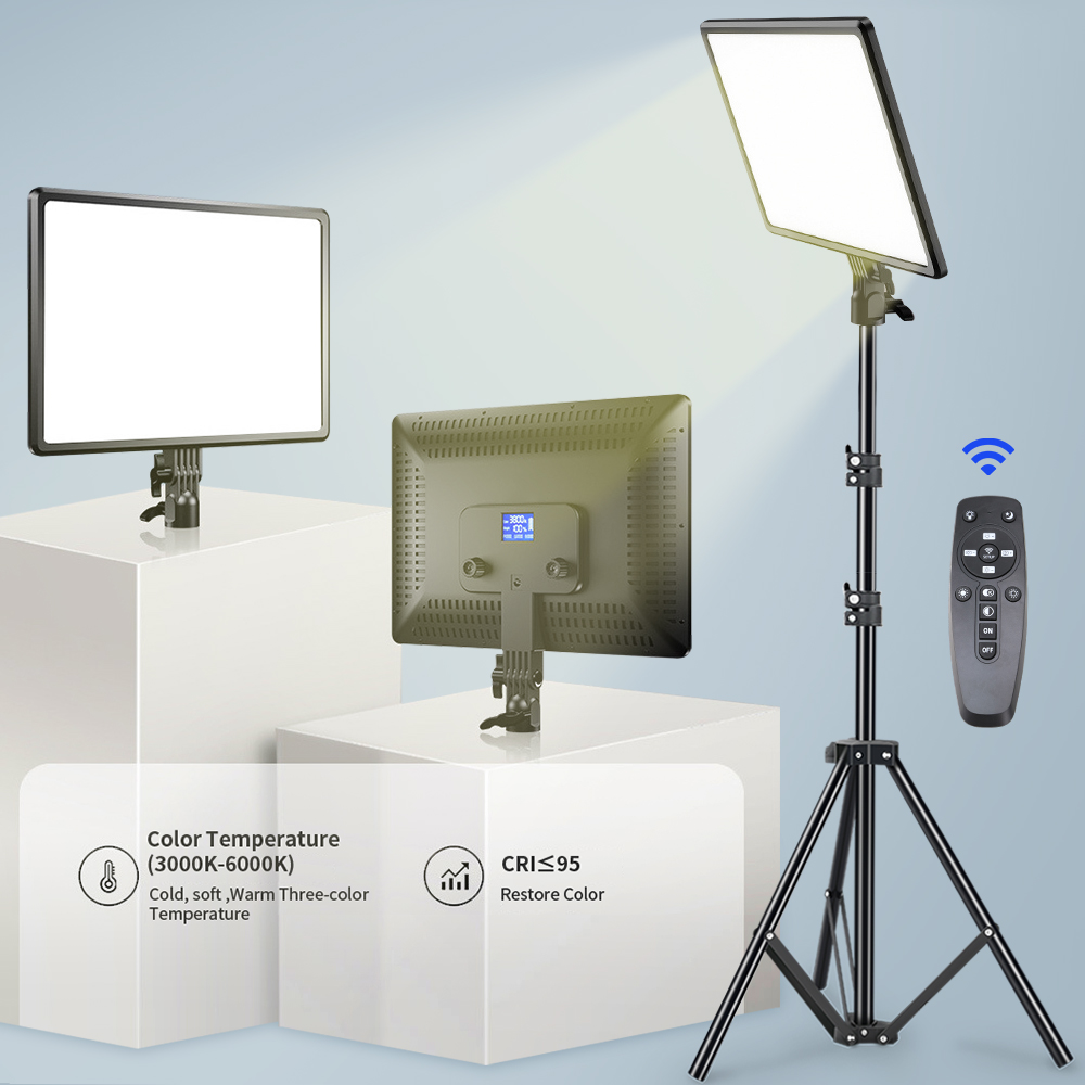 Photography Lighting Board - Panneau lumineux vidéo LED bicolore 10/14