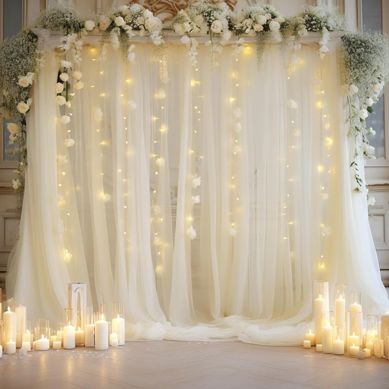 Photography Lighting Options - Rideaux de fond en tulle 3x3m,