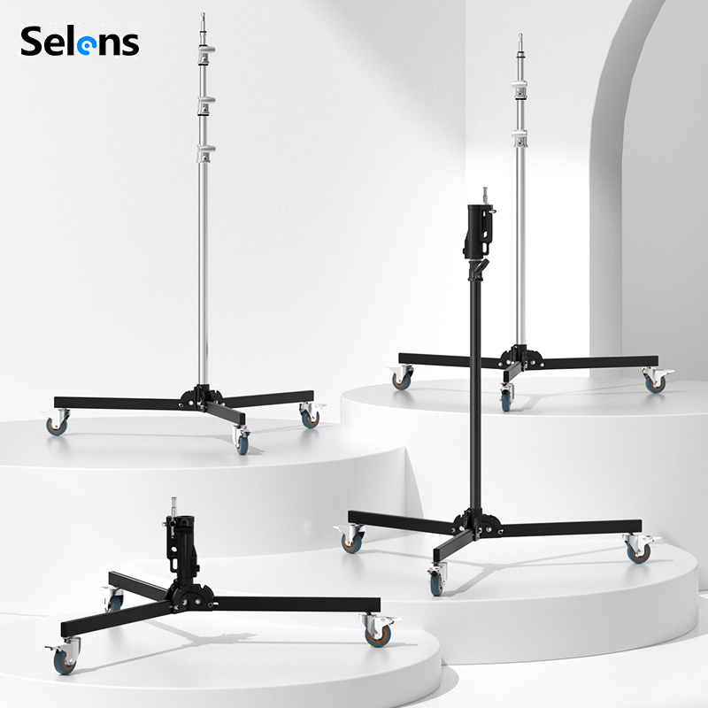 Photography Video Lighting Kit - Trépied professionnel Selens en acier inoxydable
