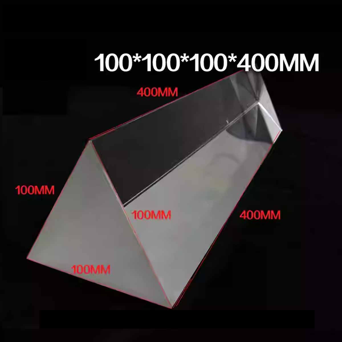 Lighting Effect In Photography - Prisme triangulaire super grand format 100x100x400mm