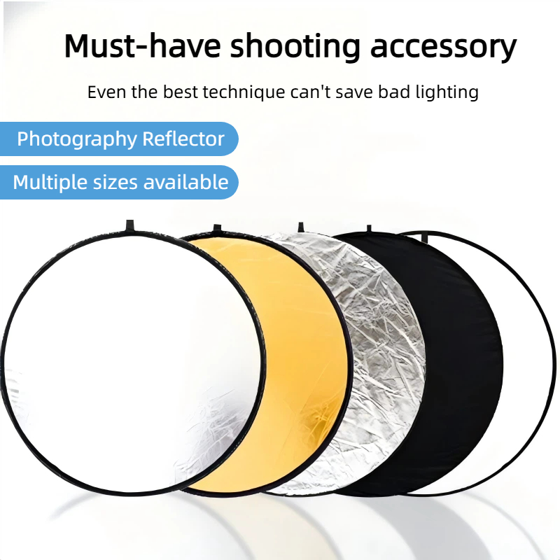 Photography Video Lighting Kit - Réflecteur double face or et argent