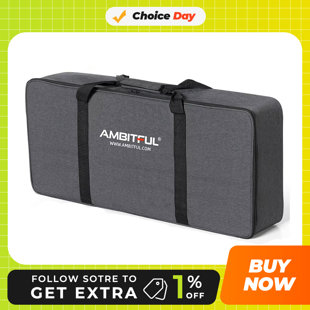 Photography Video Lighting Kit - Sac de transport portable AMBITFUL PB06
