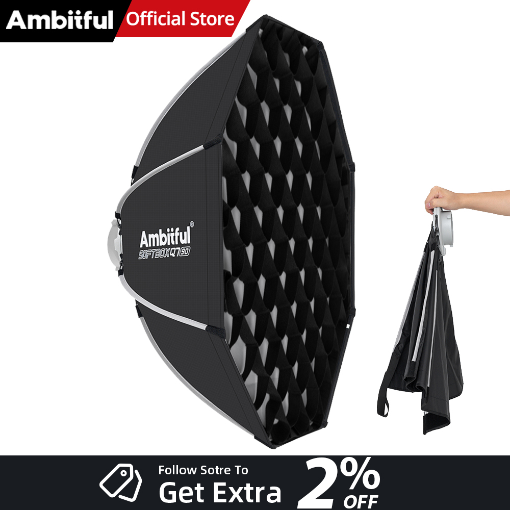 Photography Lighting Mount - AMBITFUL Q7II 55/65/90cm Boîte à lumière