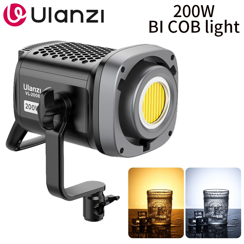 Photography Lighting App - Ulanzi VL-200Bi 200W Lumière vidéo COB