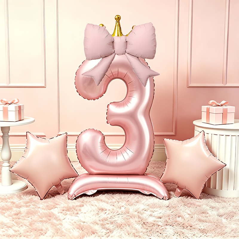 Photography Video Lighting Kit - Ballons 3D rose clair de luxe