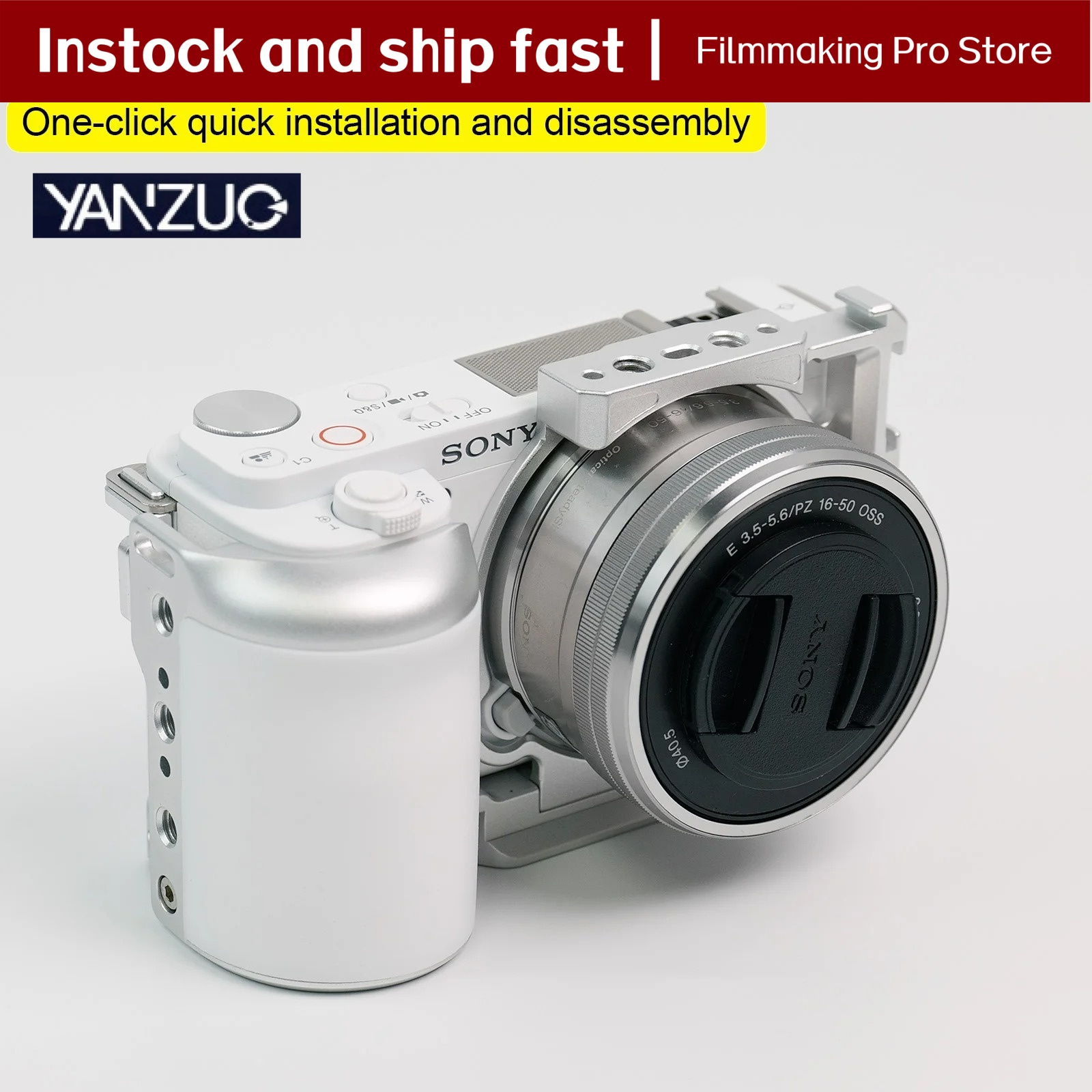 Sony Camera Zv-E10 - YANZUO ZV-E10 Cage de fixation en