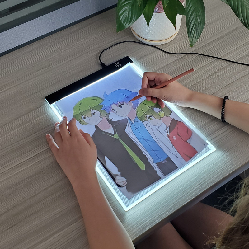 Photography Lighting Board - Table à dessin LED A5 pour