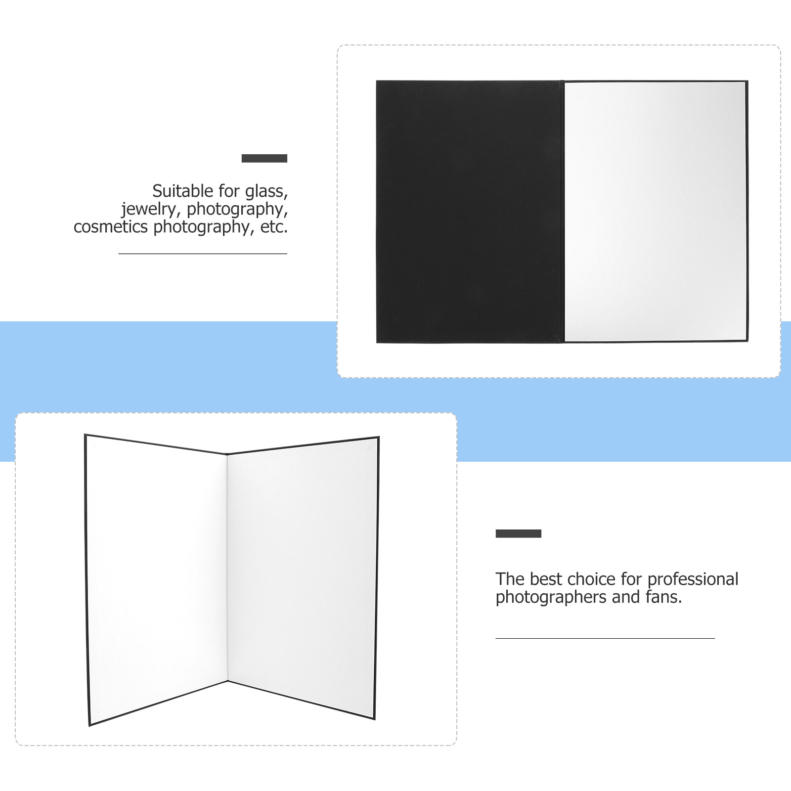 Panneau réflecteur pliable A4  - Photography Lighting Board avis et prix
