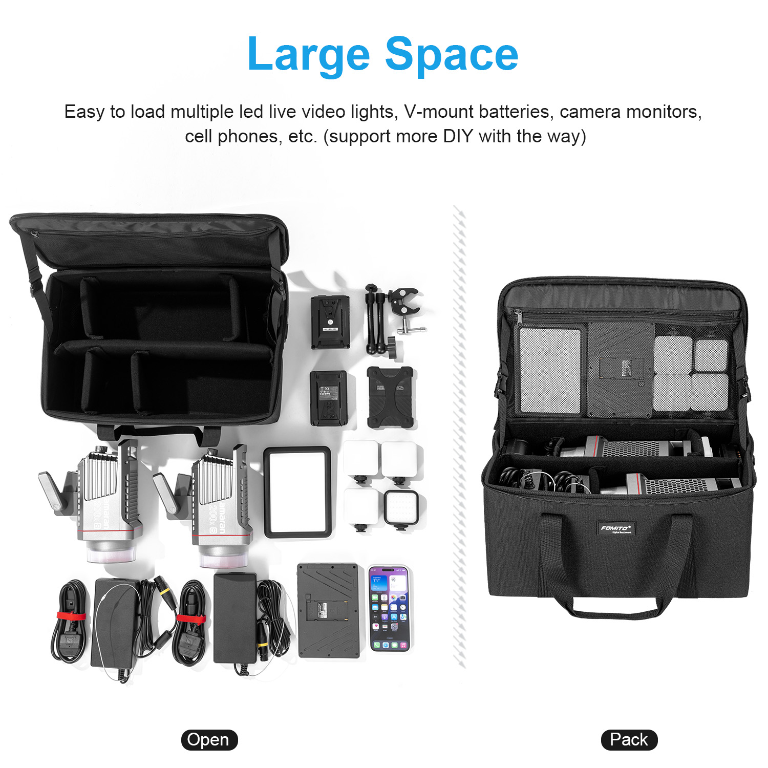 FOMITO sac pour appareil photo - Photography Lighting Equipment Bags avis et prix