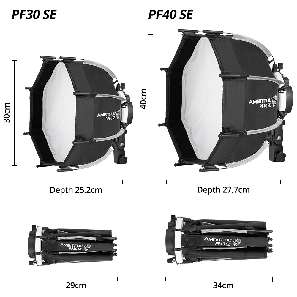 AMBITFUL PF30/PF40 Mini Boîte  - Photography Lighting Softbox avis et prix
