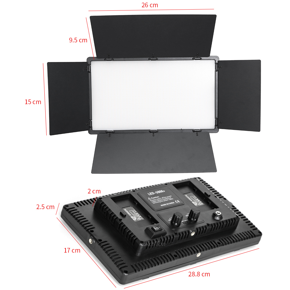 Lampe de studio photo LED U800 - Photography Lighting Board avis et prix
