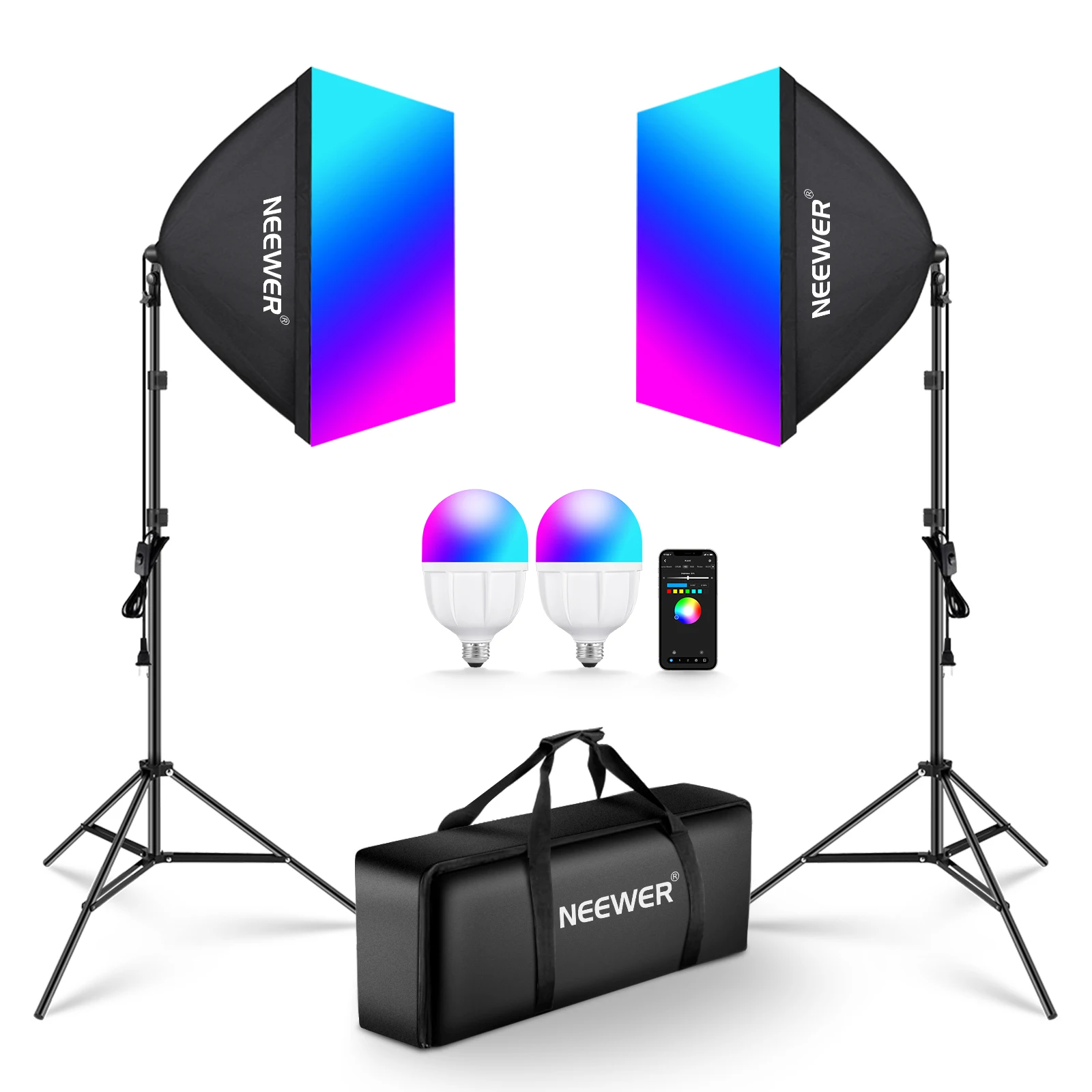 Kit d'éclairage NEEWER RGB Sof - Lighting Effect In Photography avis et prix