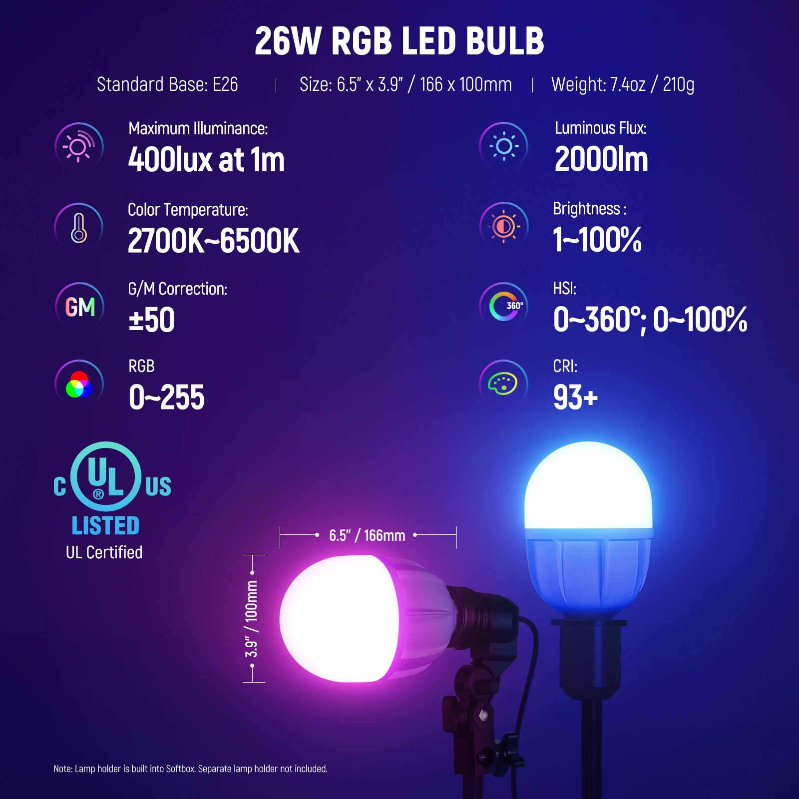 Kit d'éclairage NEEWER RGB Sof - Lighting Effect In Photography avis et prix