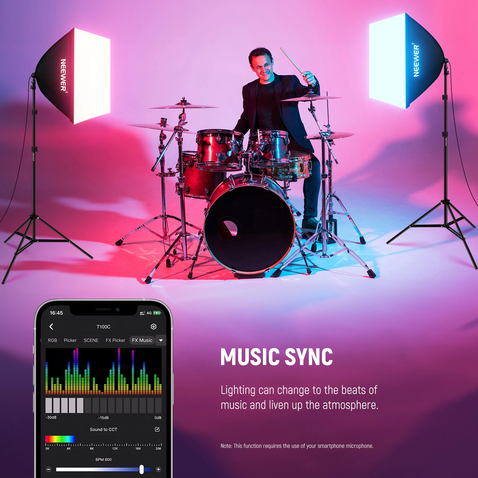 Kit d'éclairage NEEWER RGB Sof - Lighting Effect In Photography avis et prix