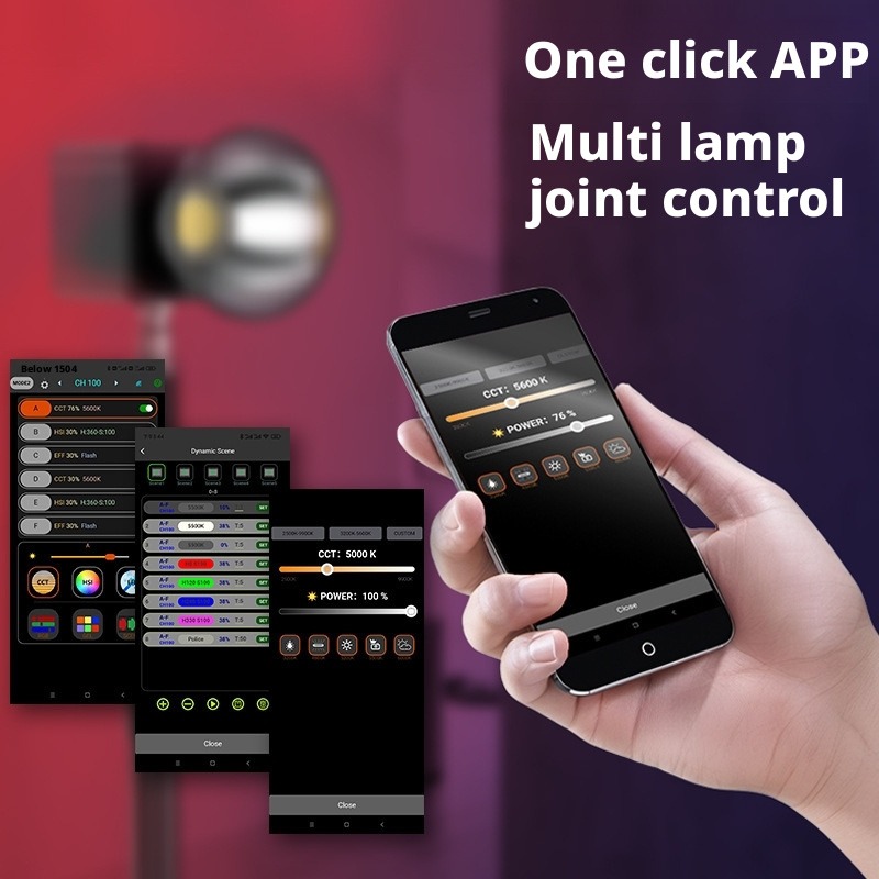 Lampe de remplissage RVB 100W  - Photography Lighting App avis et prix