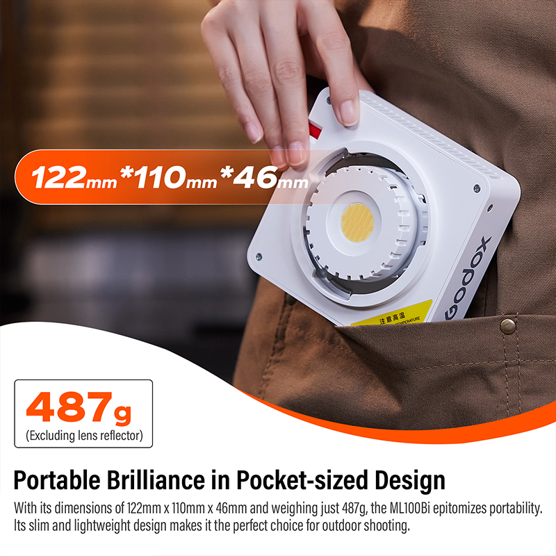 Godox ML100Bi/ML100R lumière L - Photography Lighting App avis et prix