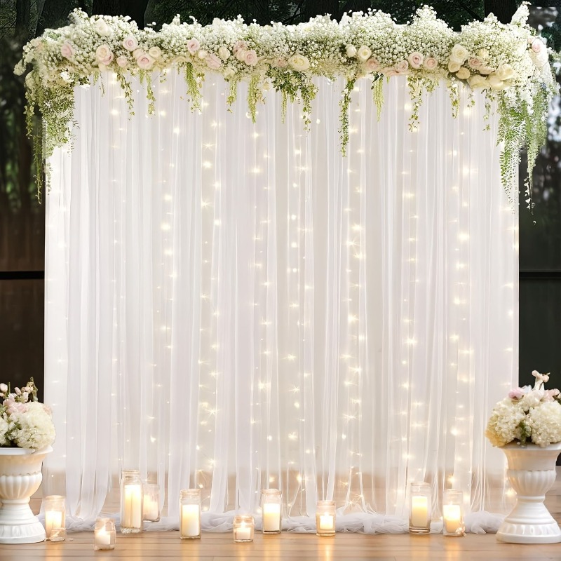 Rideaux de fond en tulle LED,  - Photography Lighting Options avis et prix
