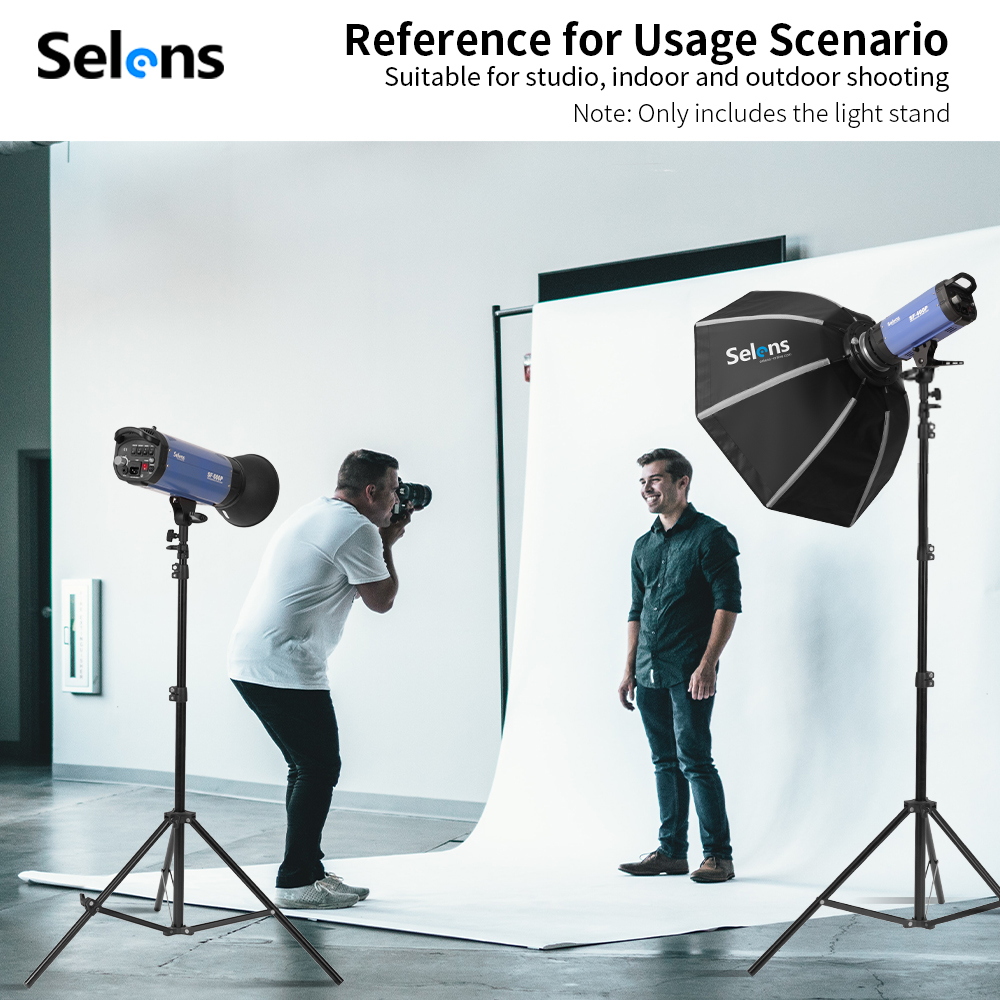 Selens 2.2~3.95m Support de Lu - Photography Lighting Softbox avis et prix