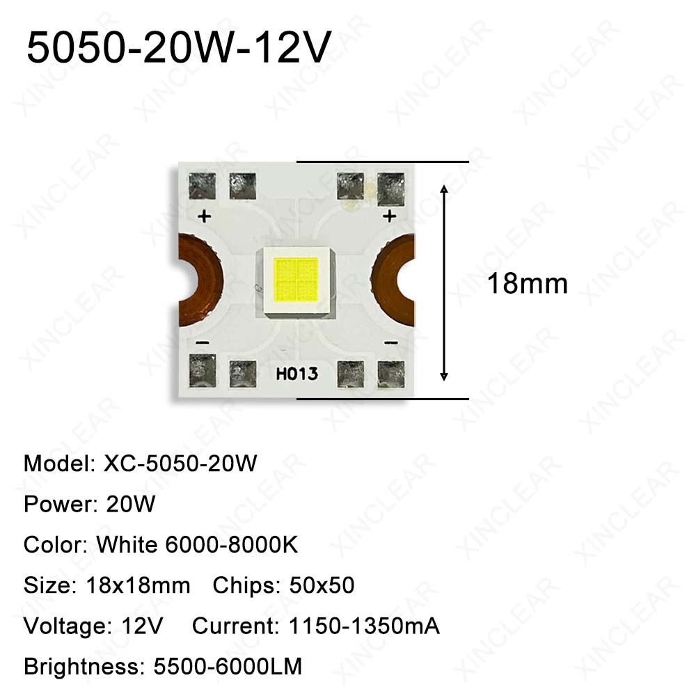 Puce LED SMD 5050 7070 20 W 45 - Photography Lighting Board avis et prix