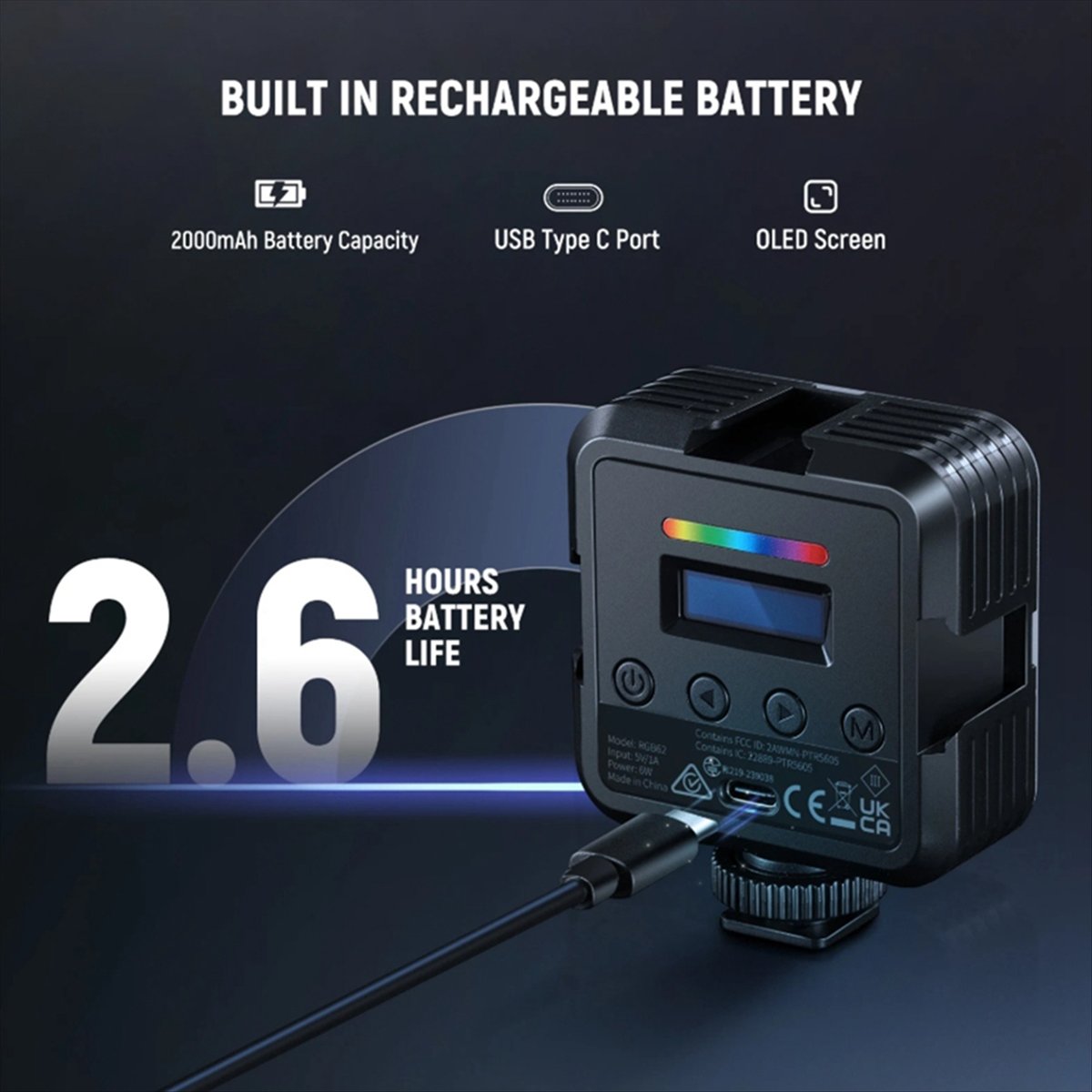 Lumière vidéo RGB magnétique s - Photography Lighting App avis et prix