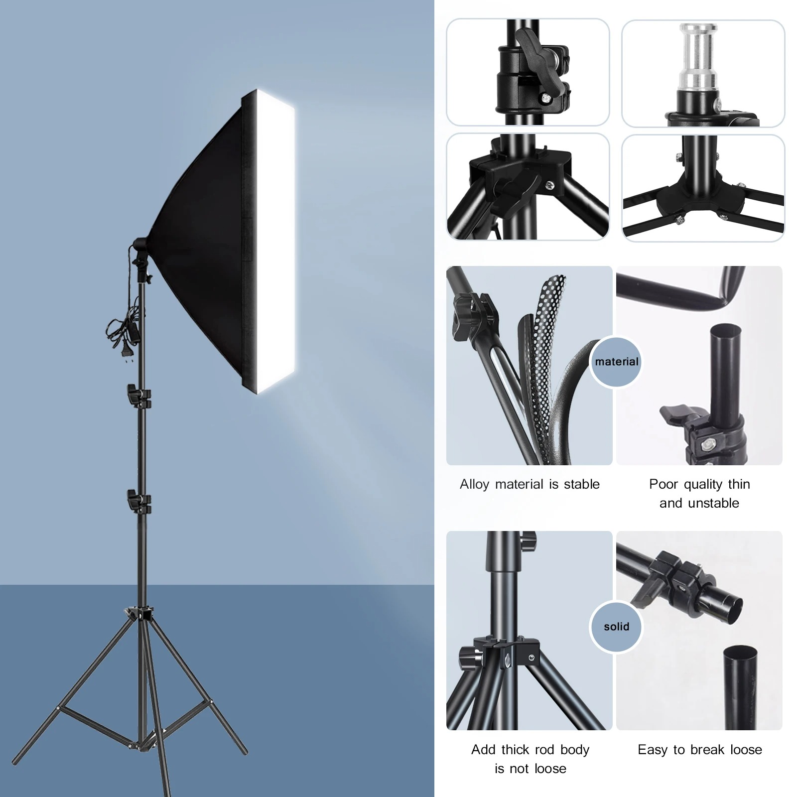 Boîte à lumière pour photograp - Photography Lighting Softbox avis et prix