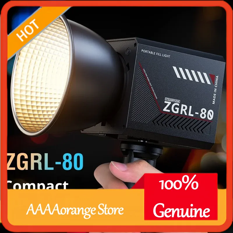 ZGRL80 80W COB LED lumière vid - Photography Lighting For Outdoors avis et prix