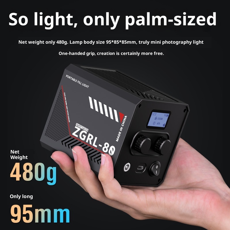 ZGRL80 80W COB LED lumière vid - Photography Lighting For Outdoors avis et prix