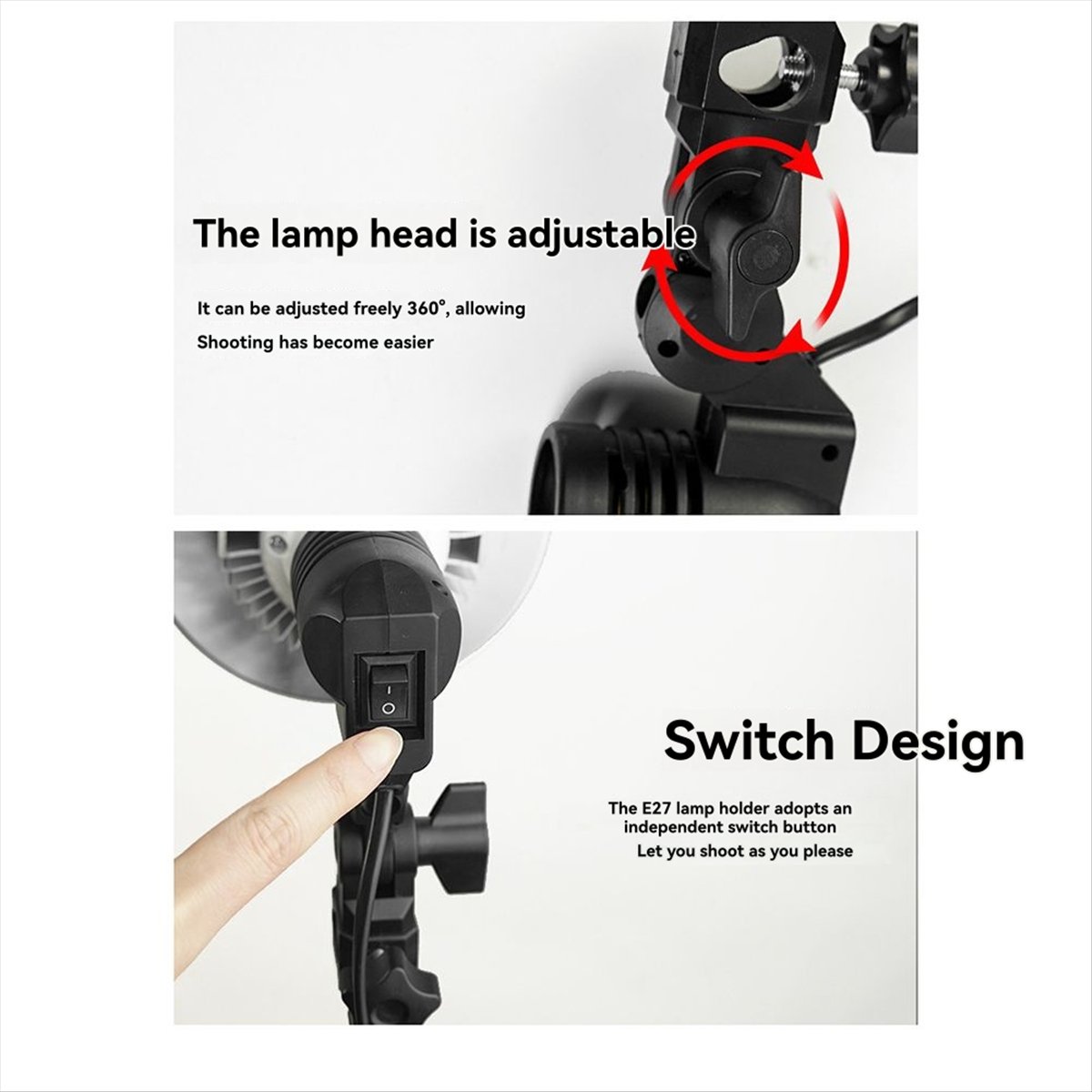 Support de lampe photo A40I 1, - Photography Lighting Mount avis et prix