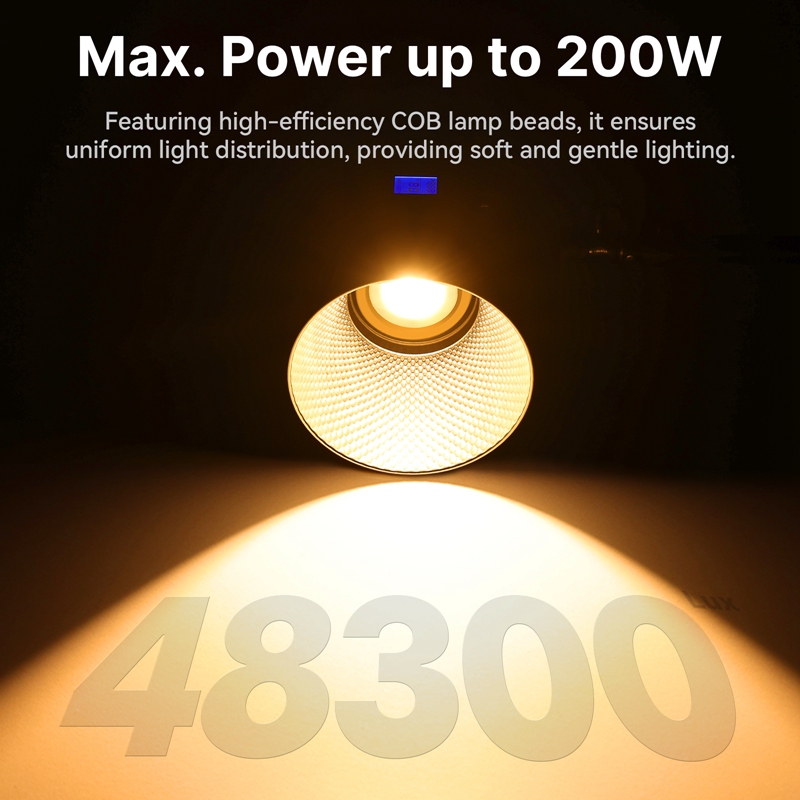Ulanzi VL-200Bi 200W Lumière v - Photography Lighting App avis et prix