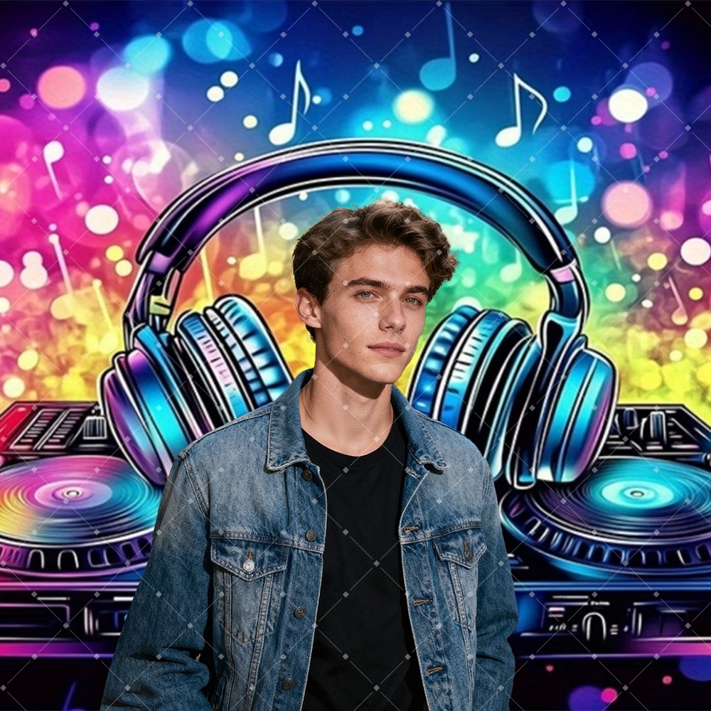 Décoration de fête DJ Hip Hop, - Photography Lighting And Backdrop avis et prix