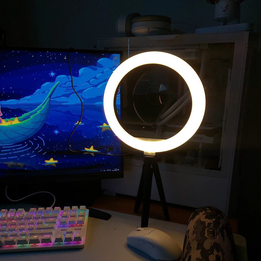 Lampe de tir 26 cm Anneau lumi - Stand Lighting Photography avis et prix