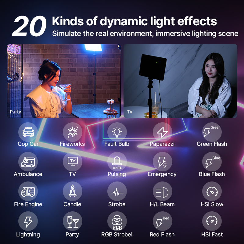 Ulanzi LT003 15W RGB lumière v - Photography Lighting Board avis et prix