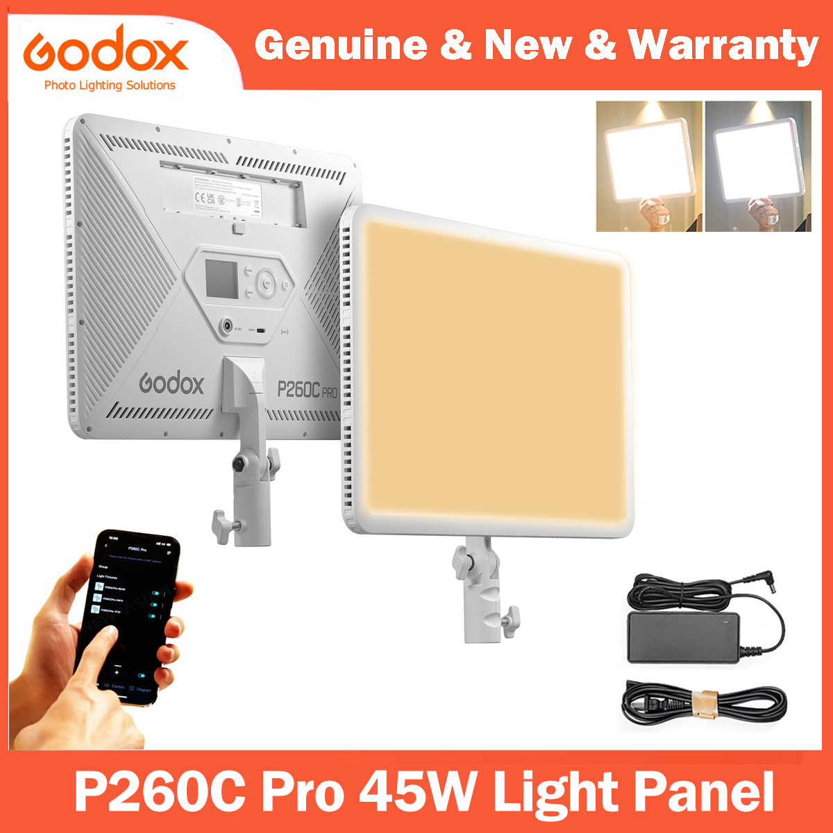 Godox P260C Pro panneau lumine - Photography Lighting Board avis et prix