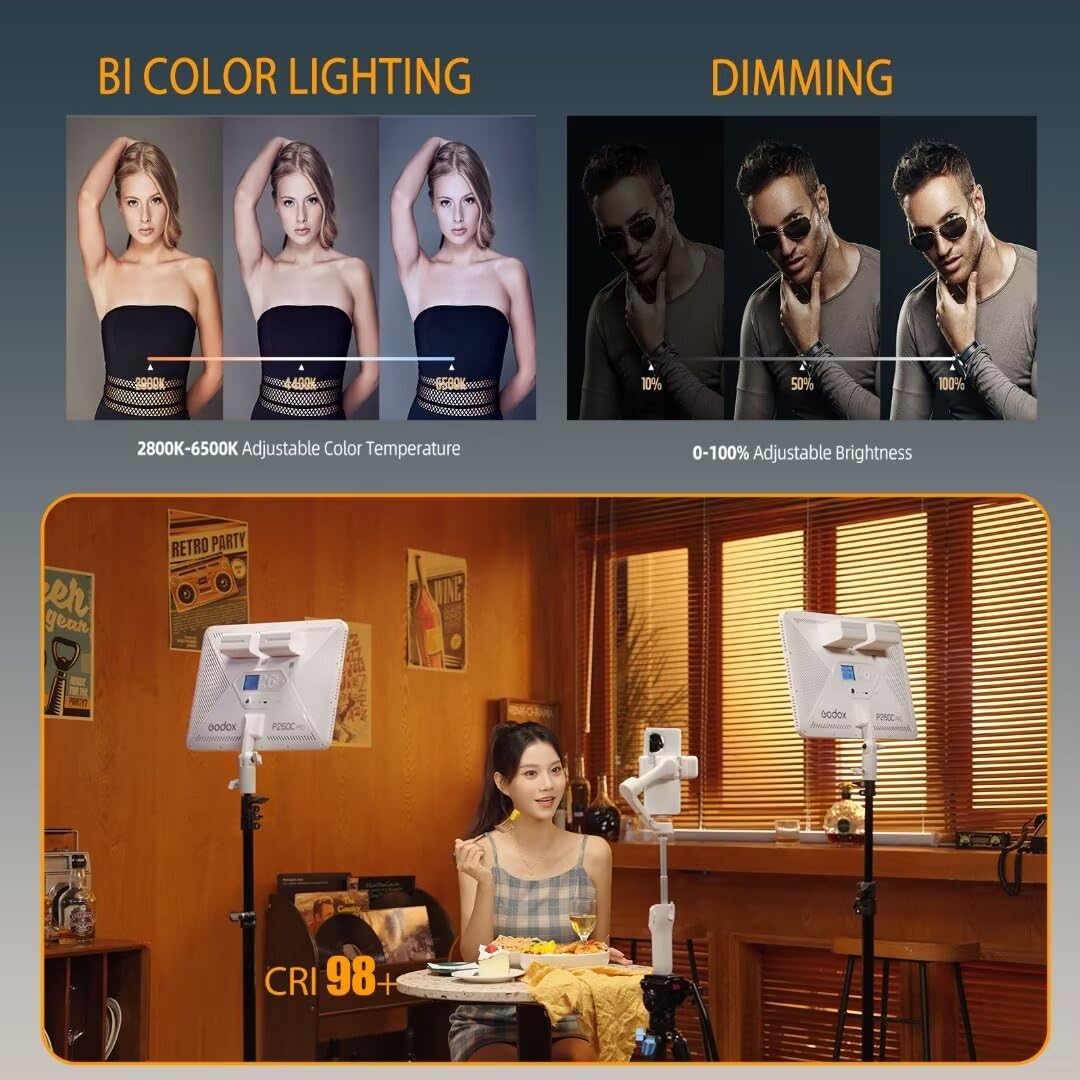 Godox P260C Pro panneau lumine - Photography Lighting Board avis et prix