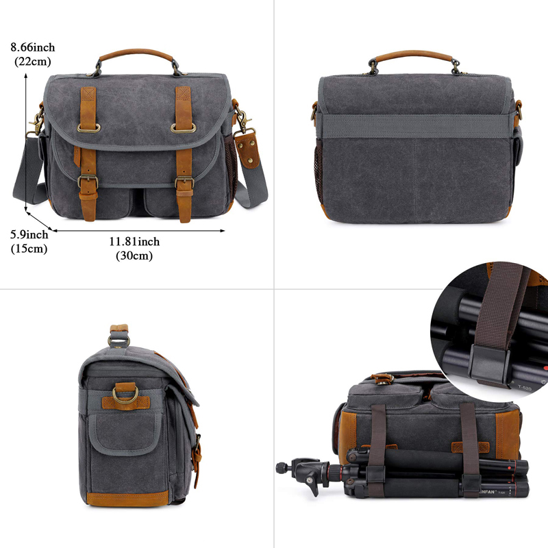 Sac à bandoulière en cuir de v - Photography Lighting Weight Bags avis et prix