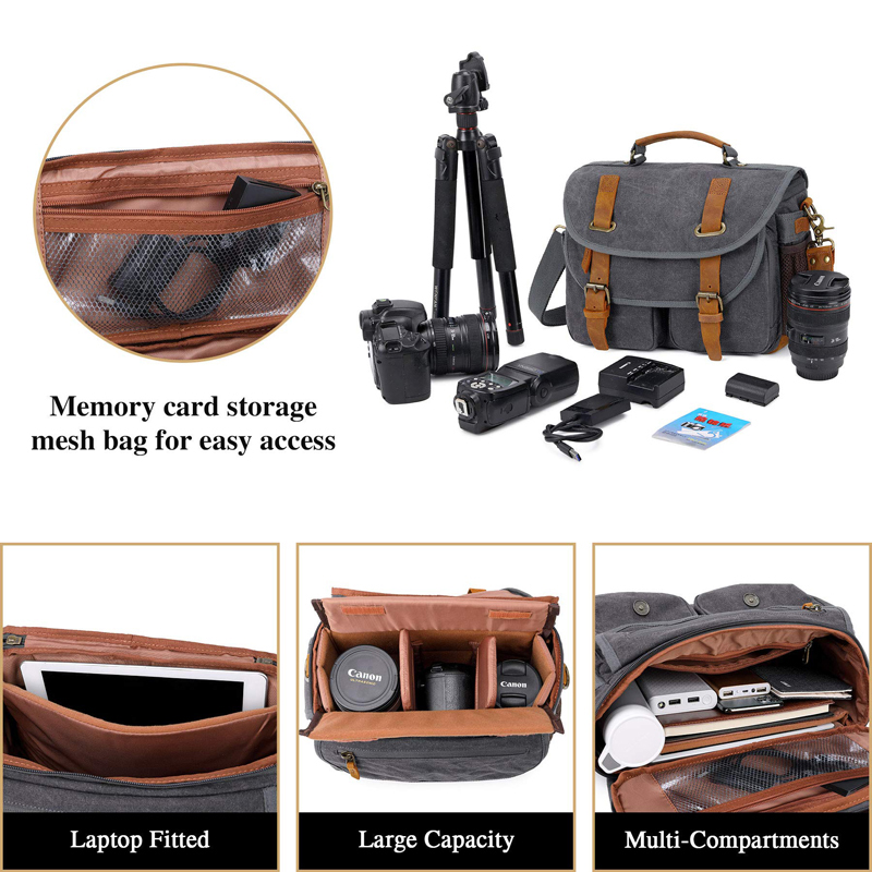 Sac à bandoulière en cuir de v - Photography Lighting Weight Bags avis et prix
