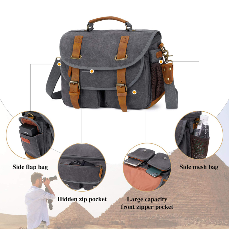 Sac à bandoulière en cuir de v - Photography Lighting Weight Bags avis et prix