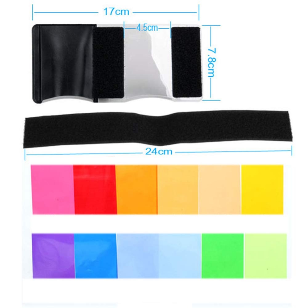 Kit de 12 Gels de Flash pour A - Photography Video Lighting Kit avis et prix