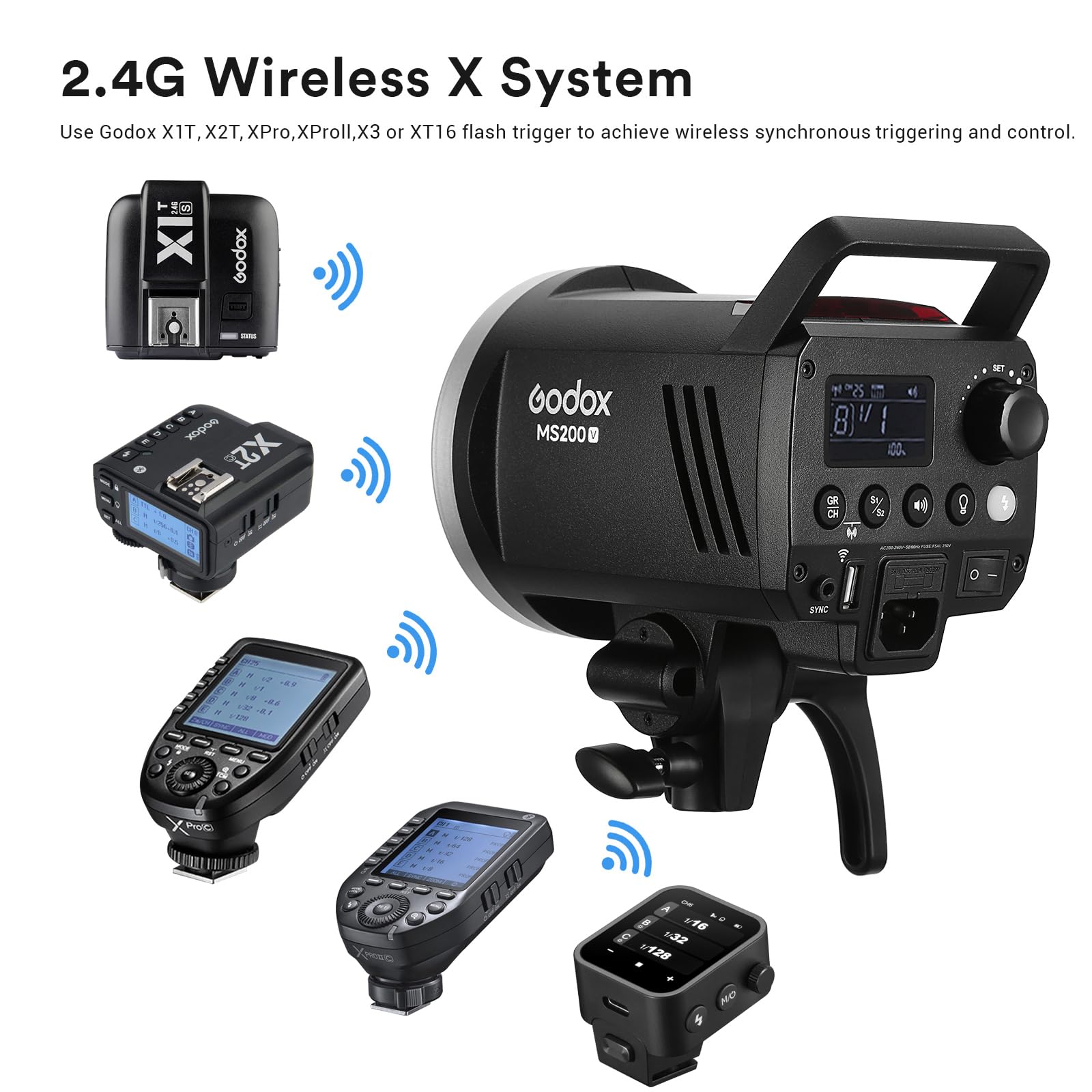 Godox MS200V Studio lumière st - Photography Lighting For Portraits avis et prix