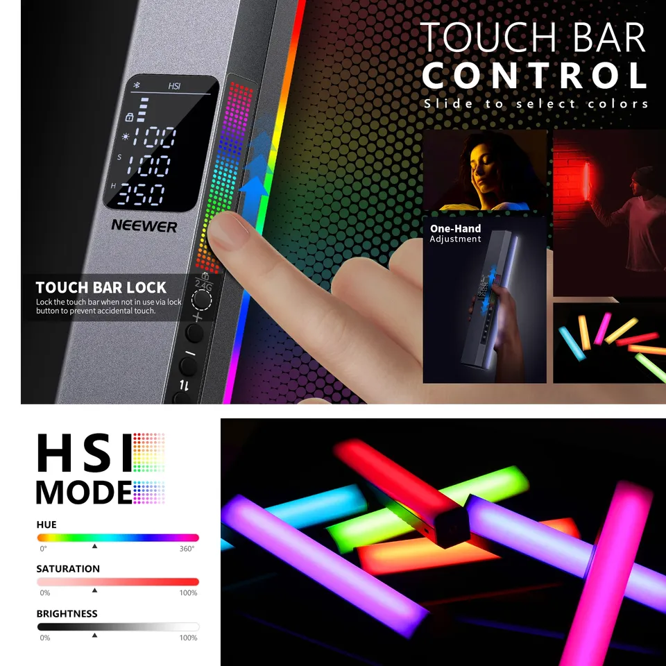 Pour NEEWER RGB bâton magnétiq - Photography Lighting App avis et prix