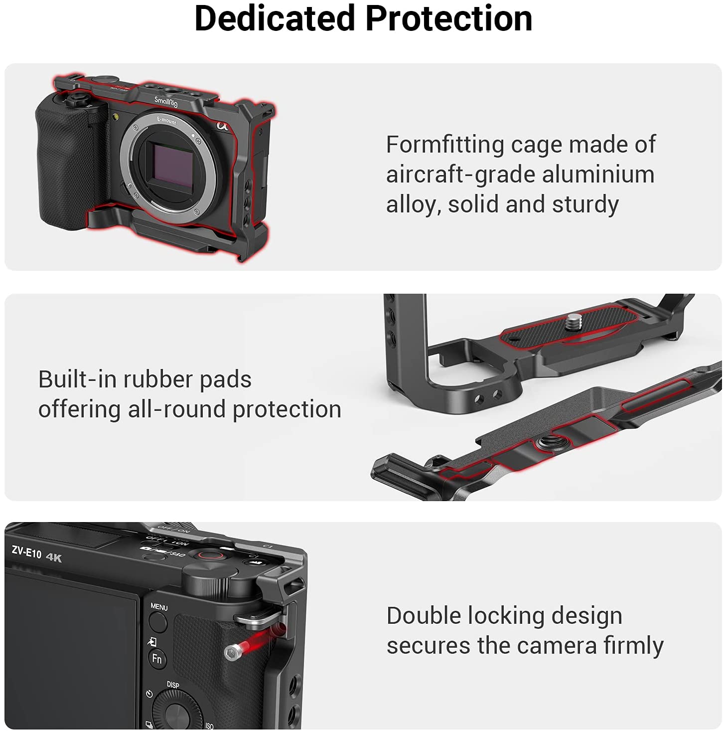SmallRig – Cage de caméra avec - Sony Camera Zv-E10 avis et prix